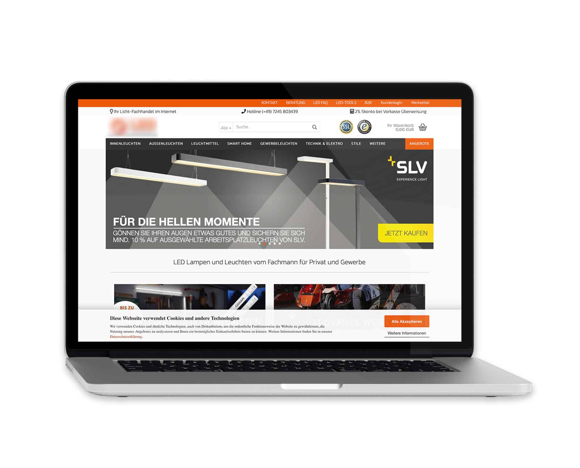 SLV Header für LED Centrum