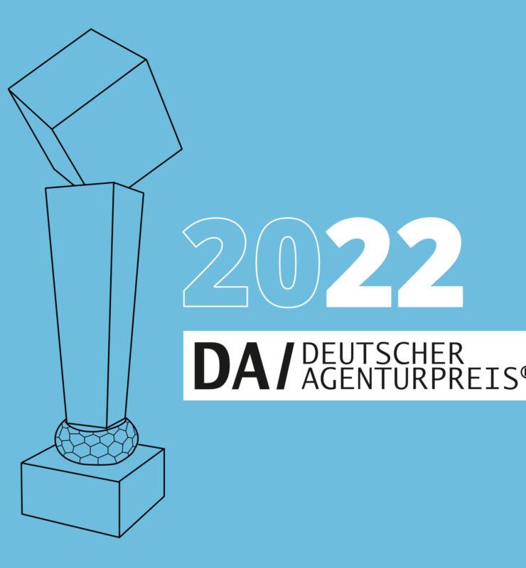 Gewinner Deutscher Agenturpreis 2022 in der Kategorie B2B Anzeige