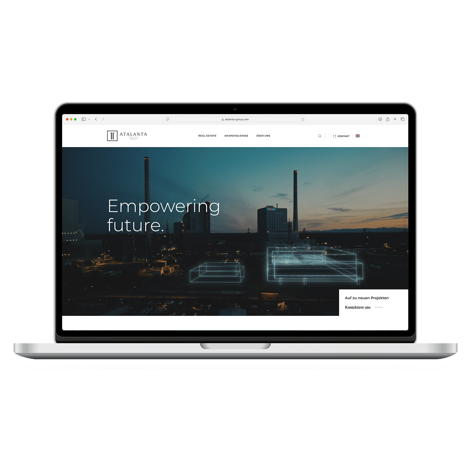 Website für die Atalanta Group